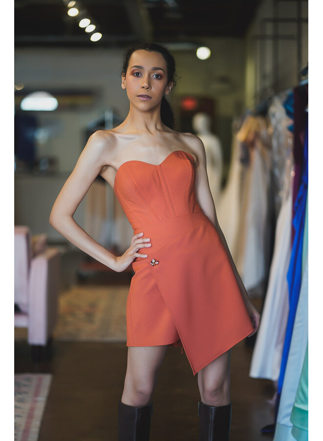 The Asymmetry Wrap Mini Skirt - Size M