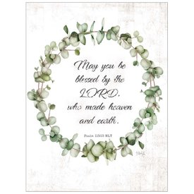 Be Still with Floral Wreath - Boxed Blank Note Cards -15 Cards & Envelopes