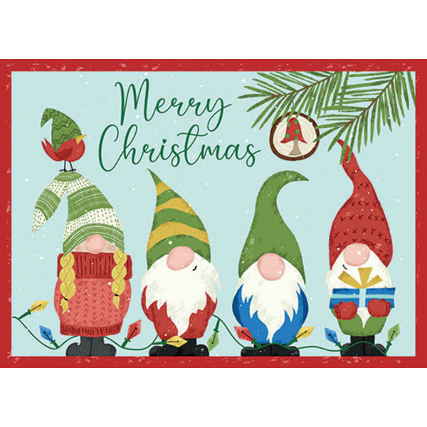 Legacy Gnome Quartet Boxed Christmas Cards