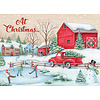Ice Skaters Boxed Christmas Cards