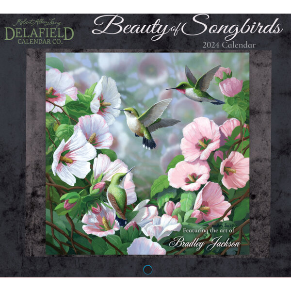 Delafield Calendars Beauty of Songbirds 2024 Wall Calendar