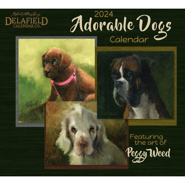 Delafield Calendars Adorable Dogs 2024 Wall Calendar