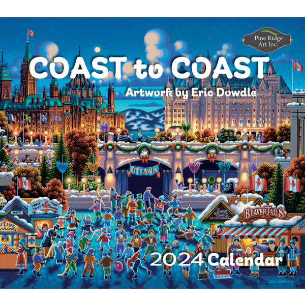 Pine Ridge Art Calendars Coast to Coast 2024 Wall Calendar