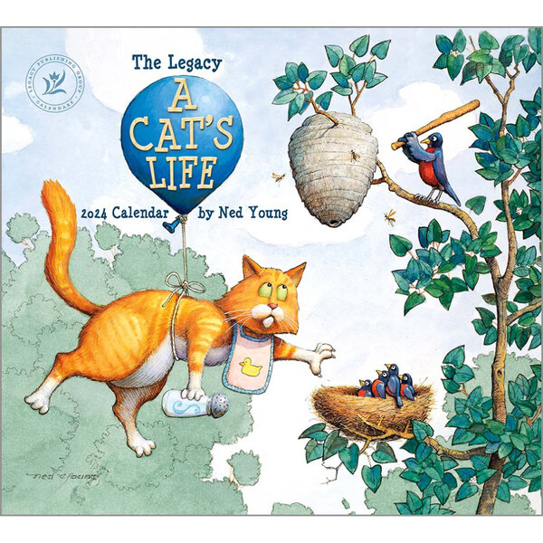 Legacy Calendars A Cat's Life 2024 Wall Calendar