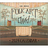 Folk Art by David 2024 Wall Calendar