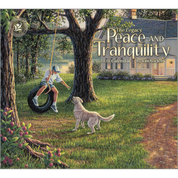 Legacy Calendars Peace and Tranquility 2024 Wall Calendar