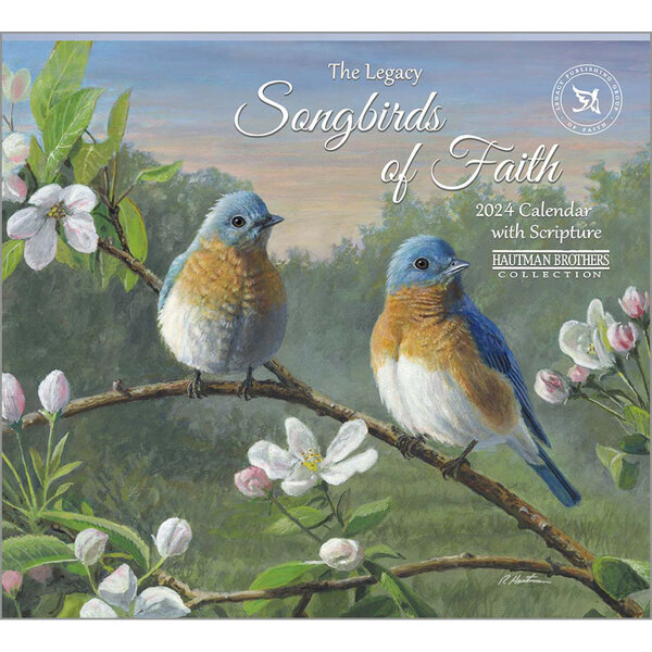 Legacy Calendars Songbirds of Faith 2024 Wall Calendar