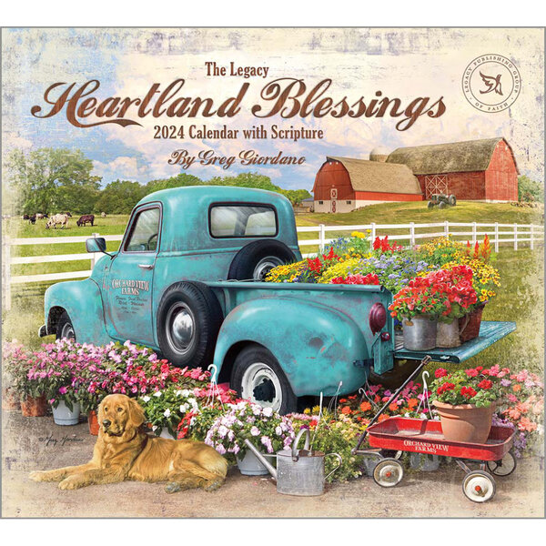 Legacy Calendars Heartland Blessings 2024 Wall Calendar