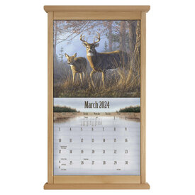  Contemporary calendar frame Natural Wood