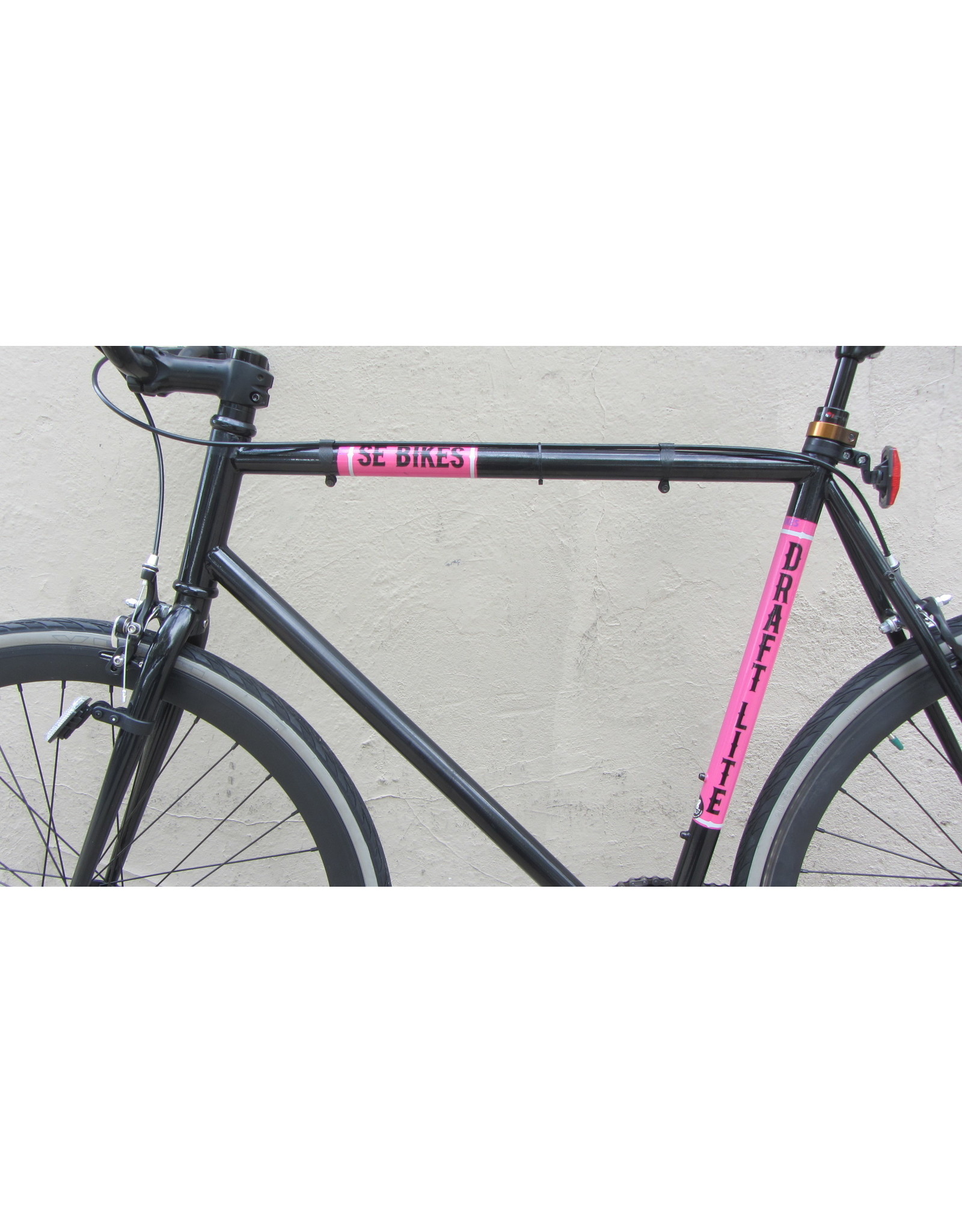 SE SE Bikes Draft Lite Single Speed Fixie, 2015, 24 Inches, Black