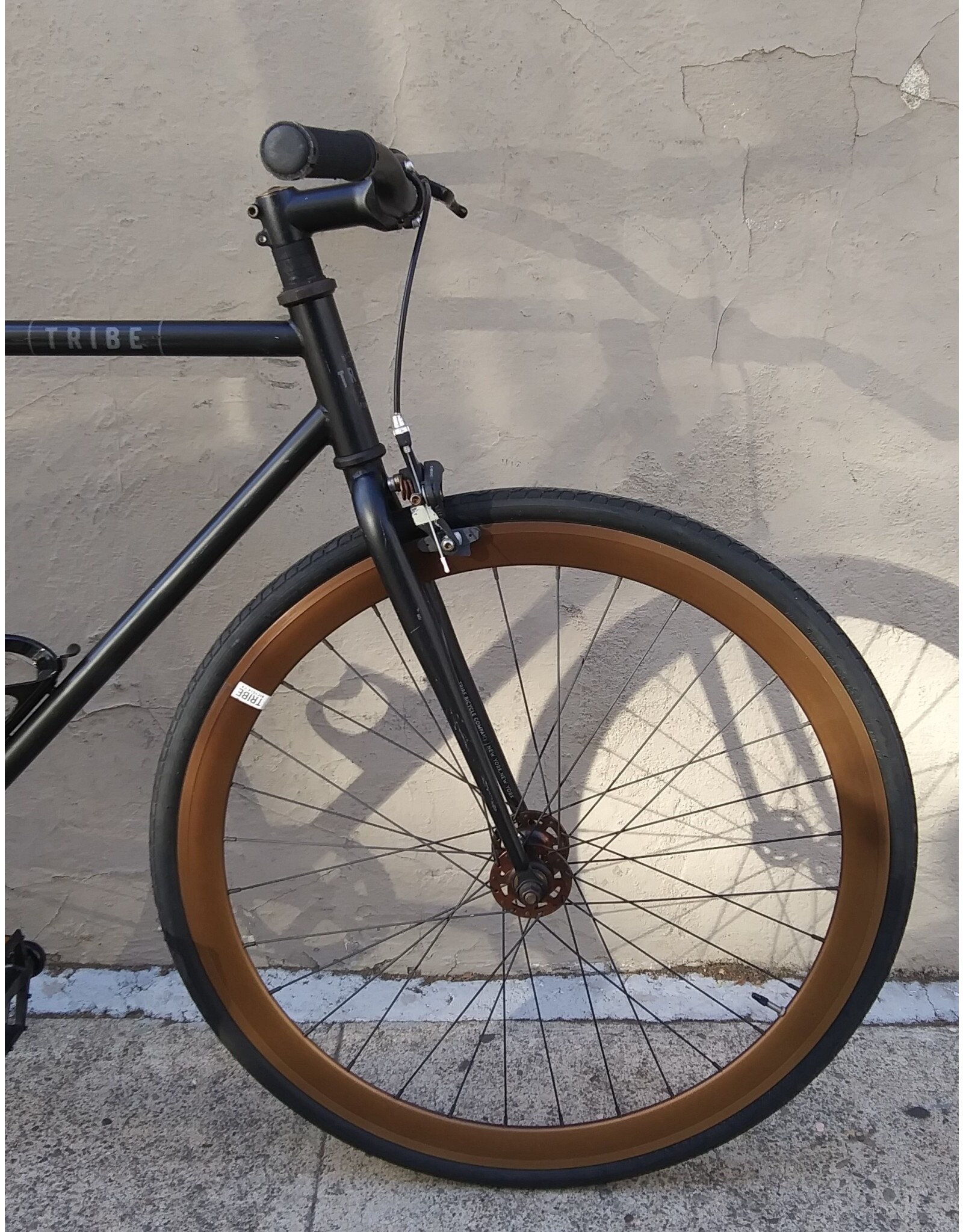 TRIBE Tribe, Single Speed Fixie , 23 Inches, Black
