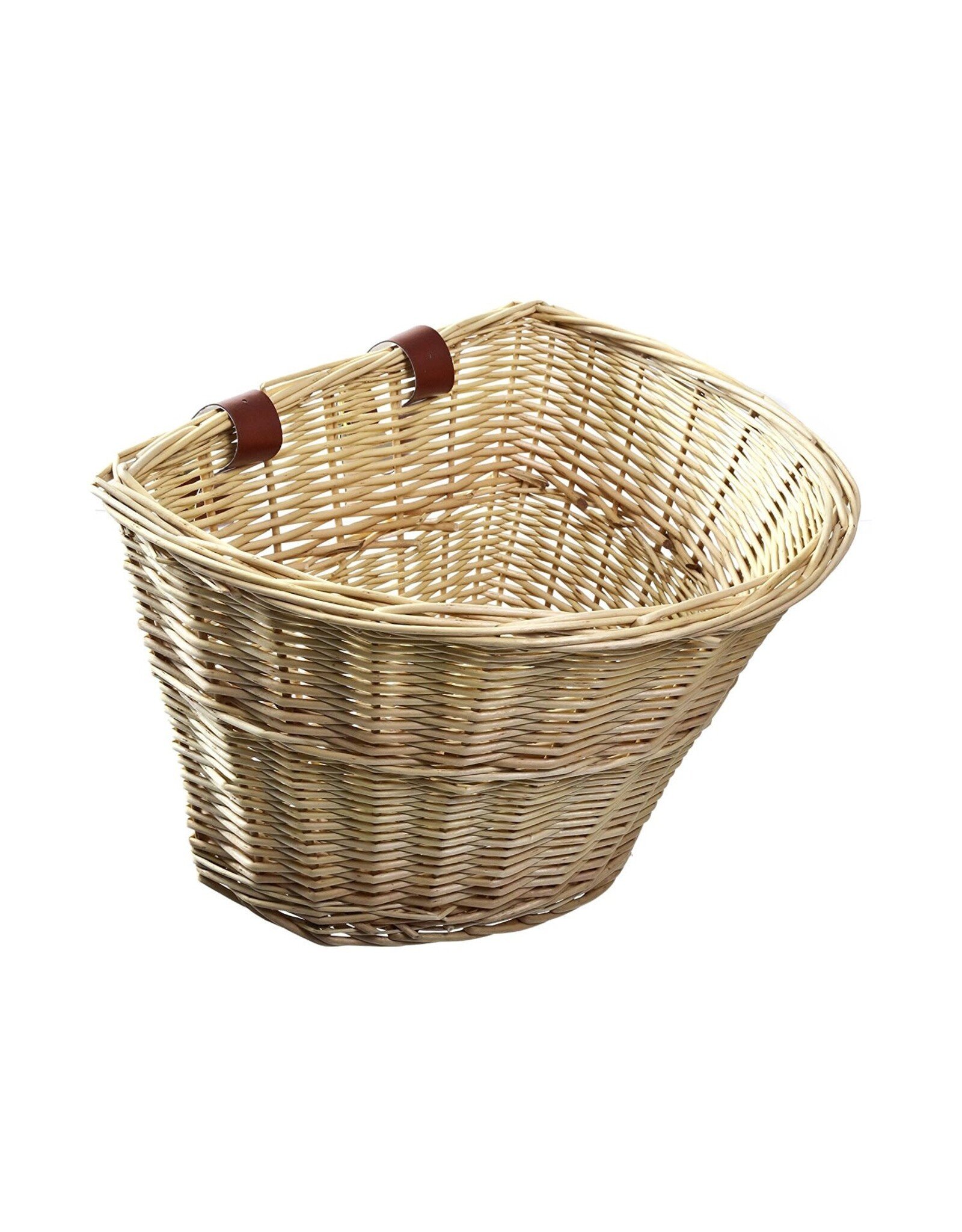 Summit Wicker Basket with Straps, Brown