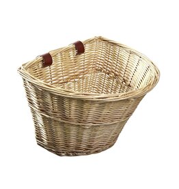 Summit Wicker Basket with Straps, Brown