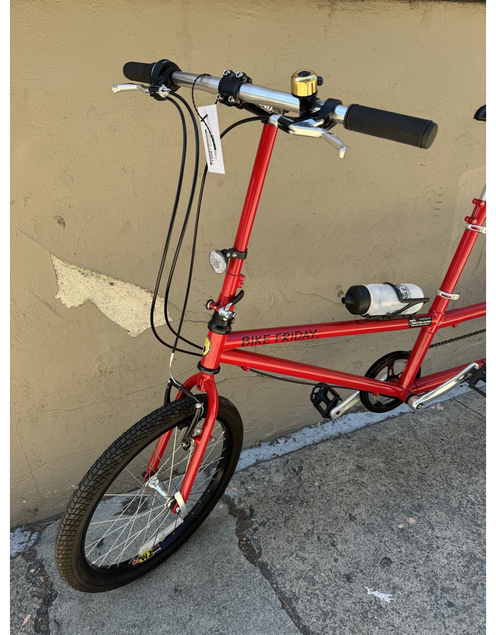 Bike Friday Family Tandem Traveler Red Community Cycles of California