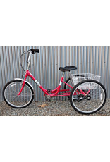 SUN BICYCLES SUN Miami Sun Tricycle 24 Inches, Red