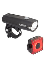 PLANET BIKE LIGHT PB COMBO FRT BEAMER 200 RR BLINKY SQUARED USB BK