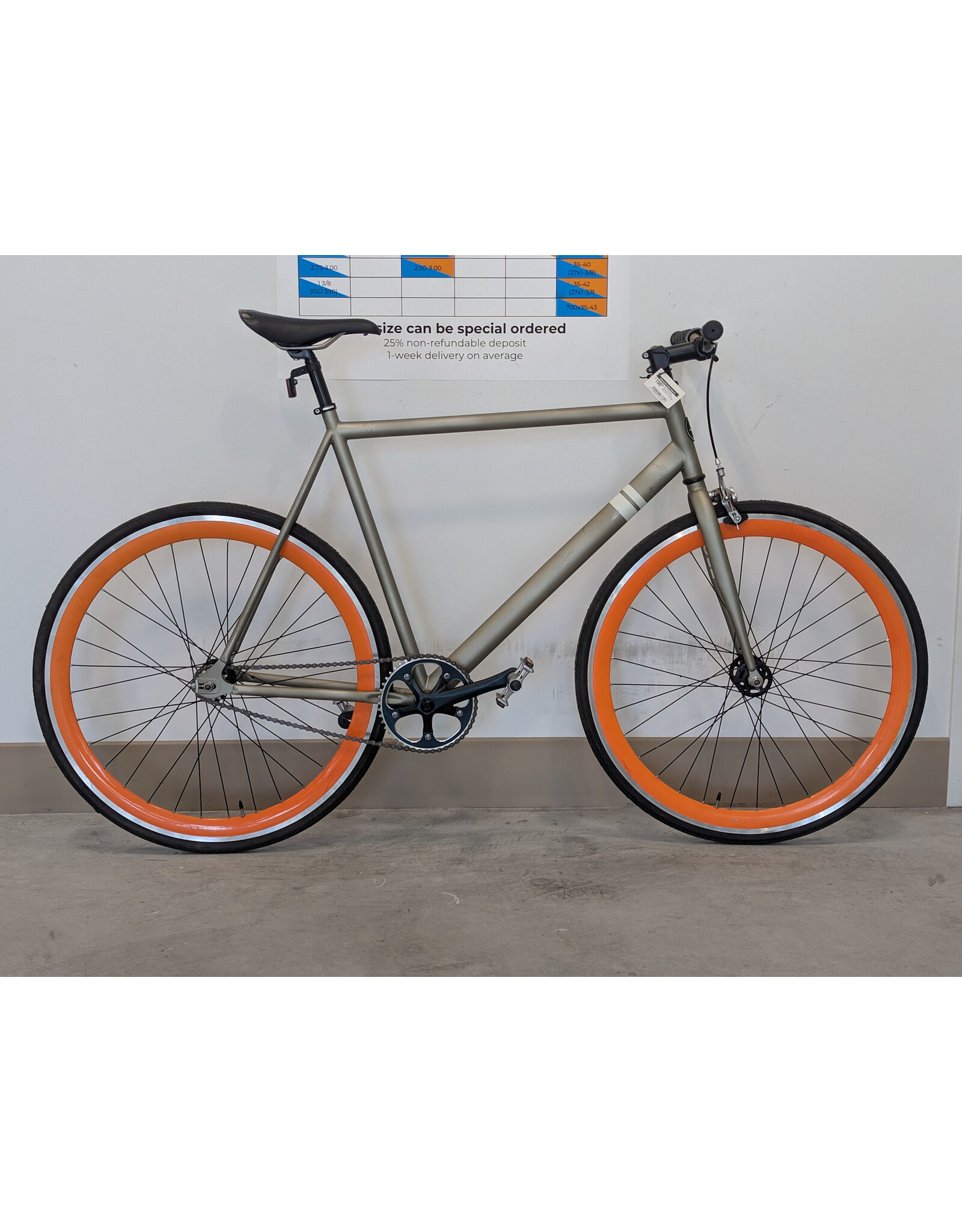 sole Sole The Single Speed,/FIxed Gear 59cm Bronze & Orange