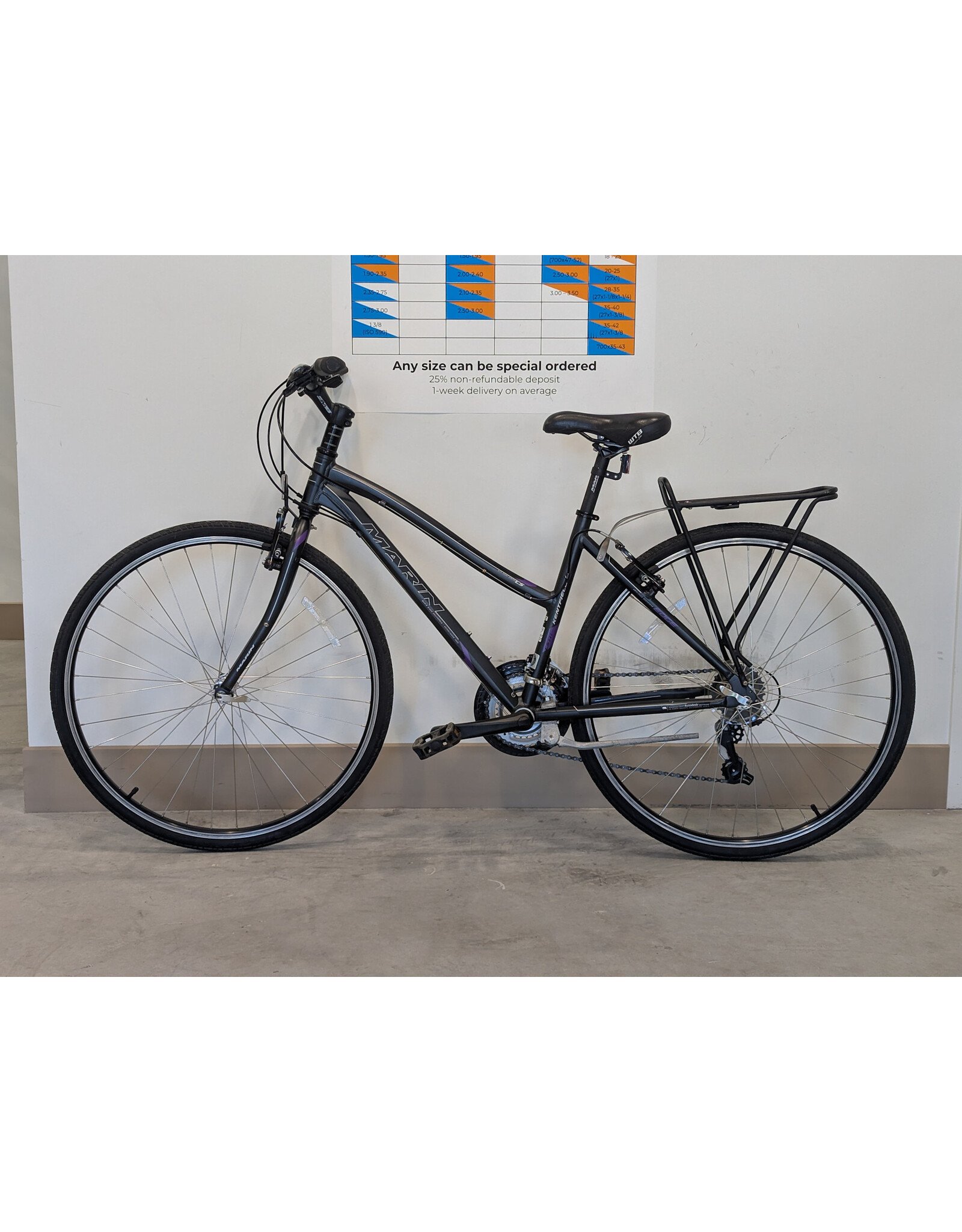 Marin Kentfield Marin Kentfield Step-Thru, 17 Inches, Black