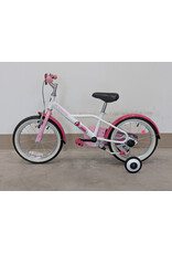 BTwin B-Twin Docto Girl 500 16" Youth, White & Pink