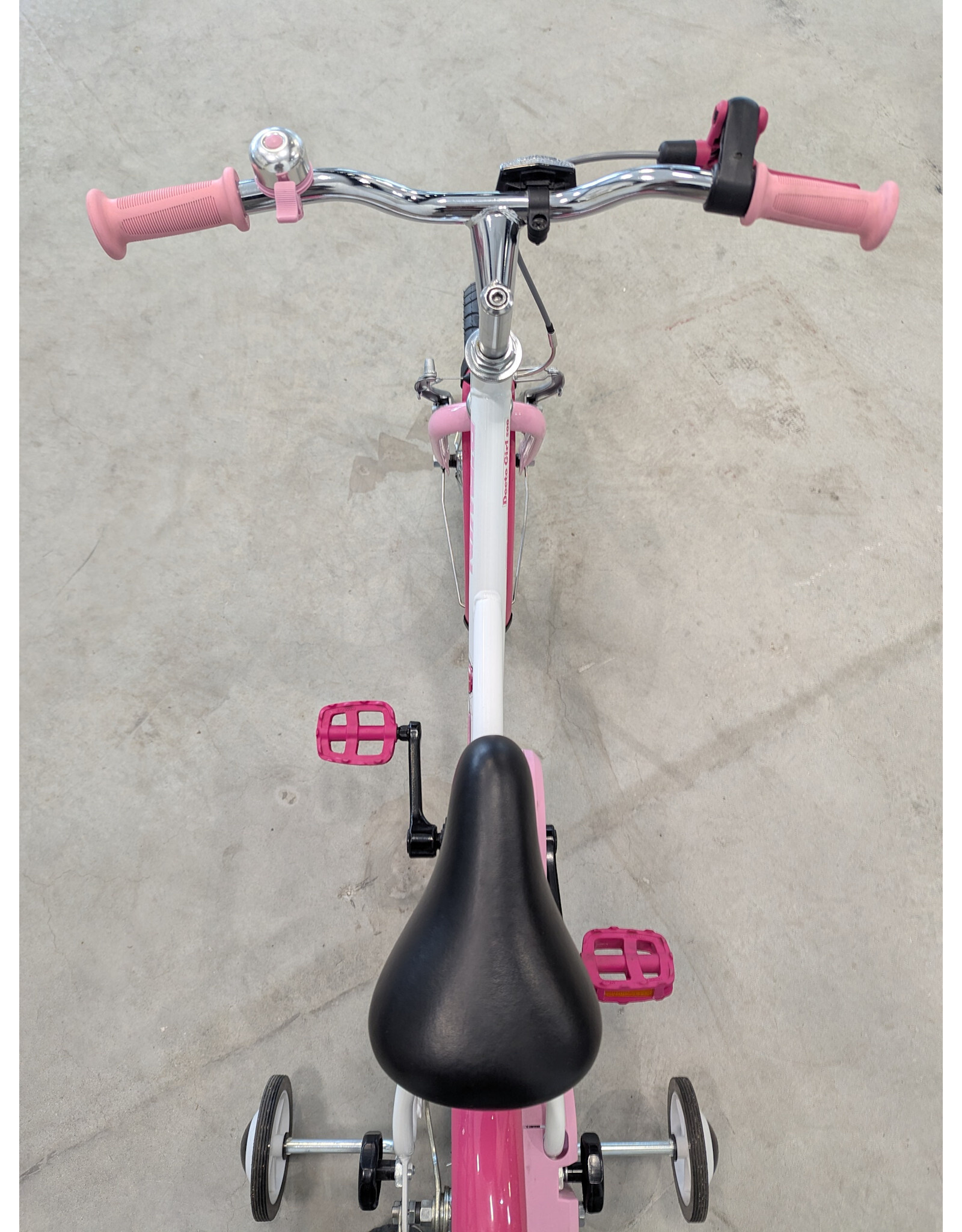 BTwin B-Twin Docto Girl 500 16" Youth, White & Pink