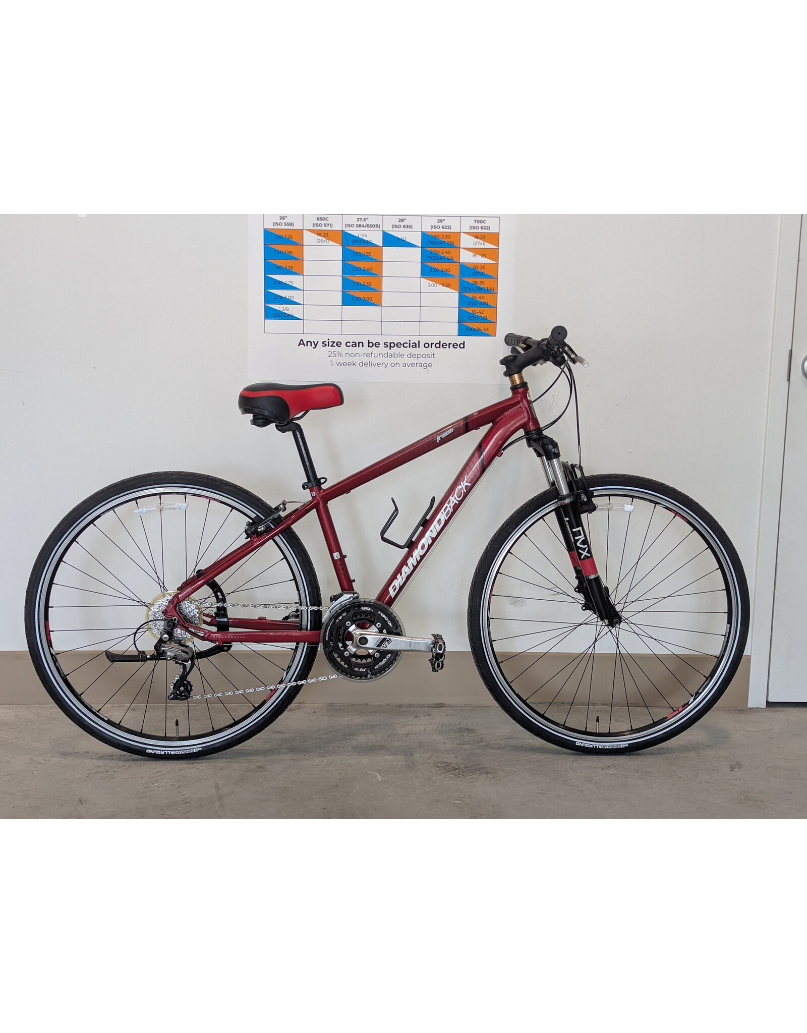 Diamondback Diamondback Trace Dual Sport, 16 Inches, Maroon