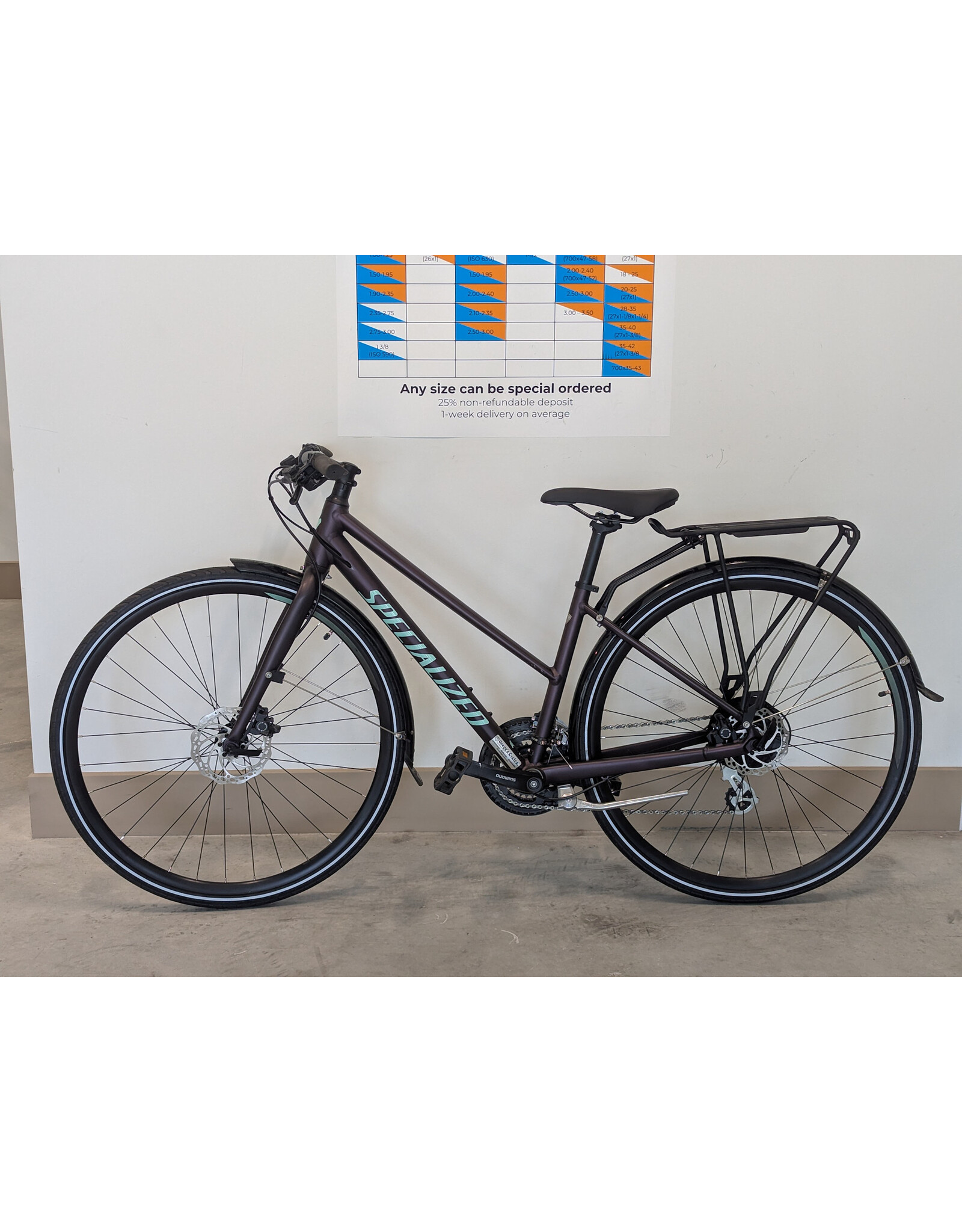 Specialized Specialized Sirrus Step-Through, 16 Inches, Cast Berry Mint