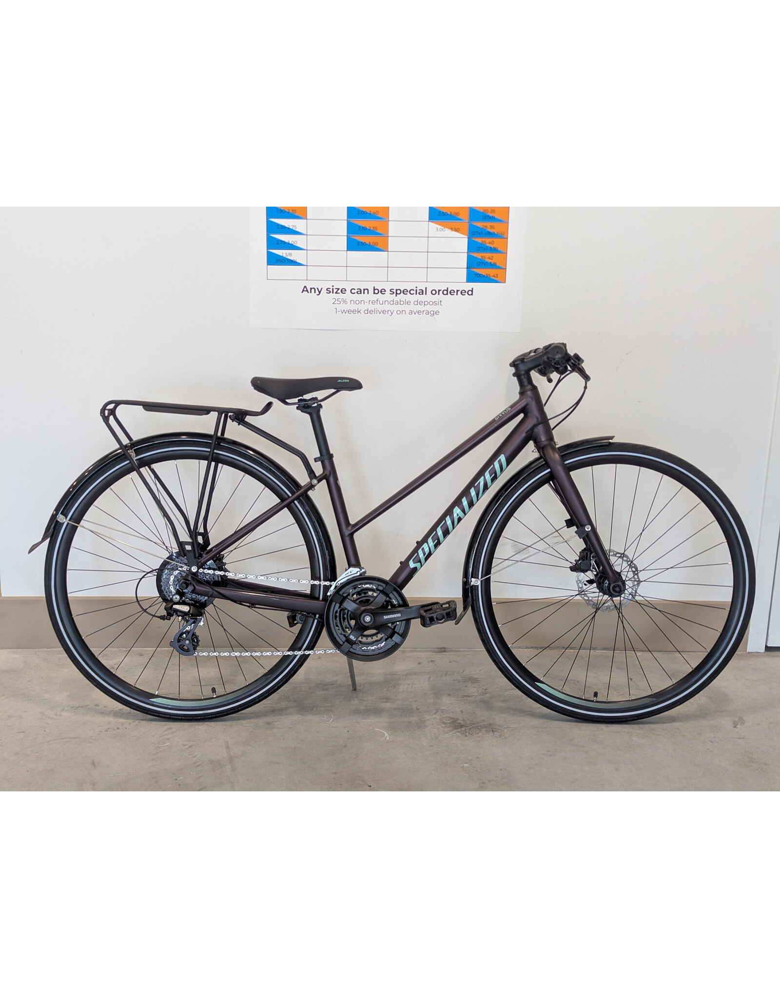 Specialized Specialized Sirrus Step-Through, 16 Inches, Cast Berry Mint