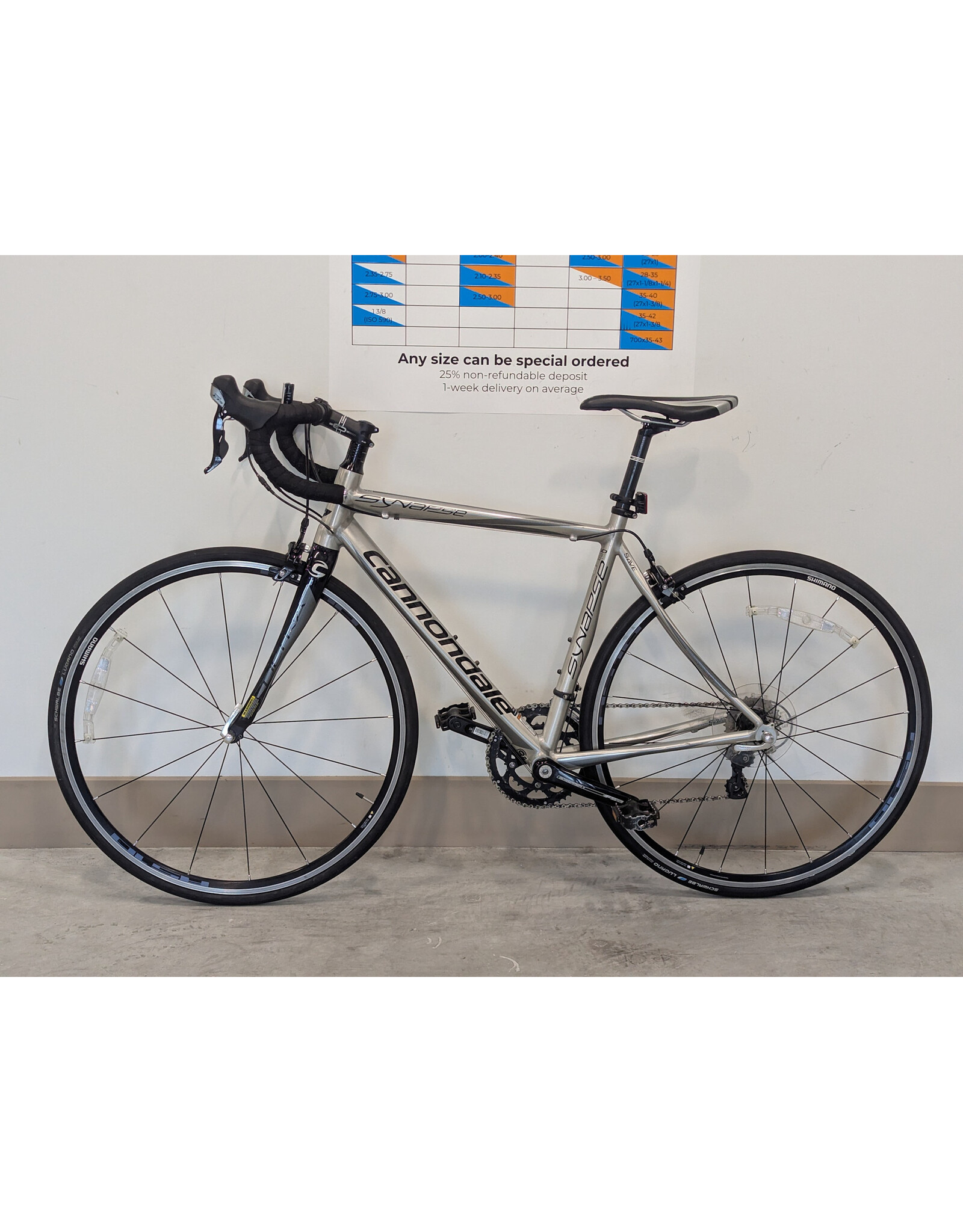 Cannondale Cannondale Synapse 5 105, 51cm (20"), Brushed Aluminum