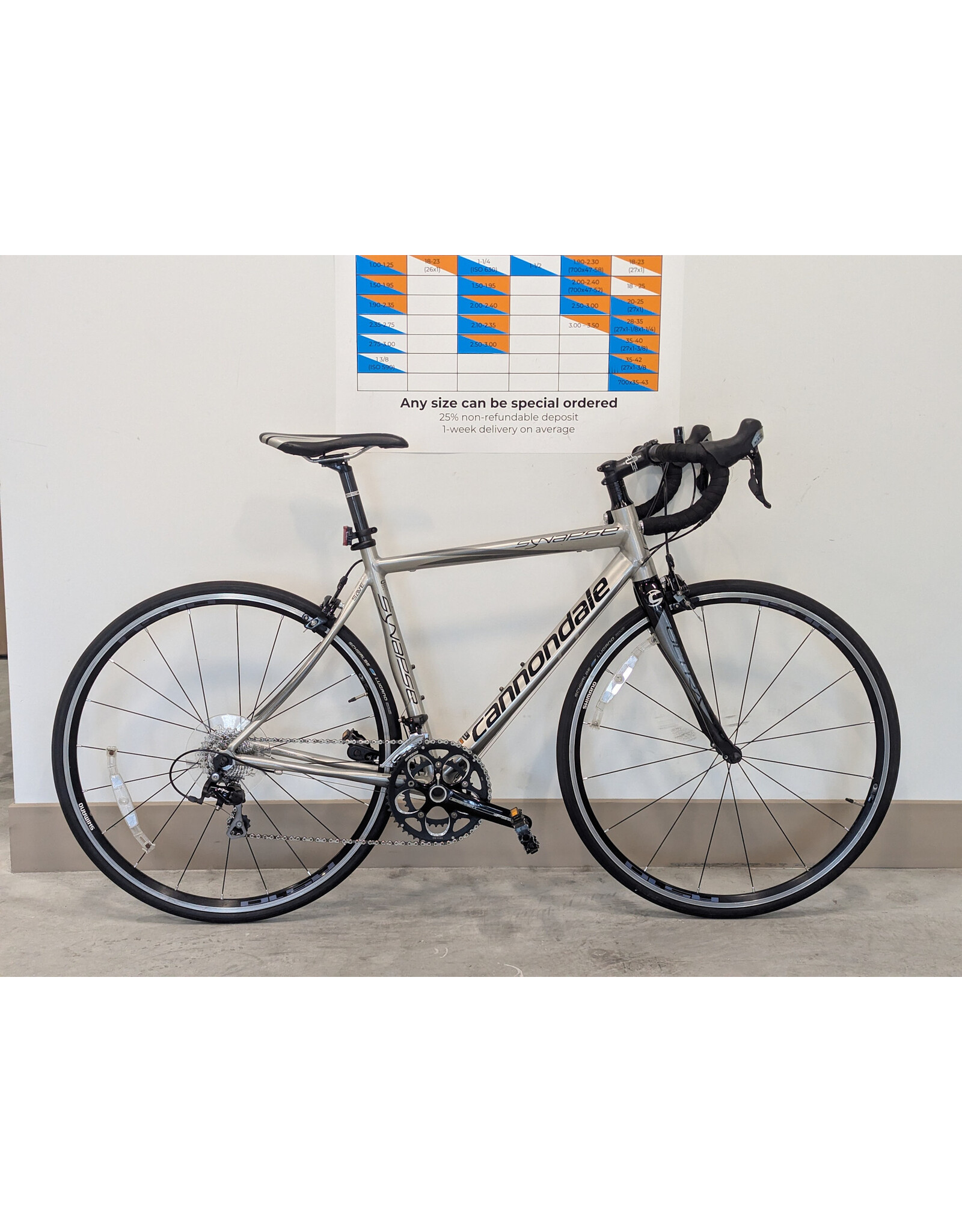 Cannondale Cannondale Synapse 5 105, 51cm (20"), Brushed Aluminum
