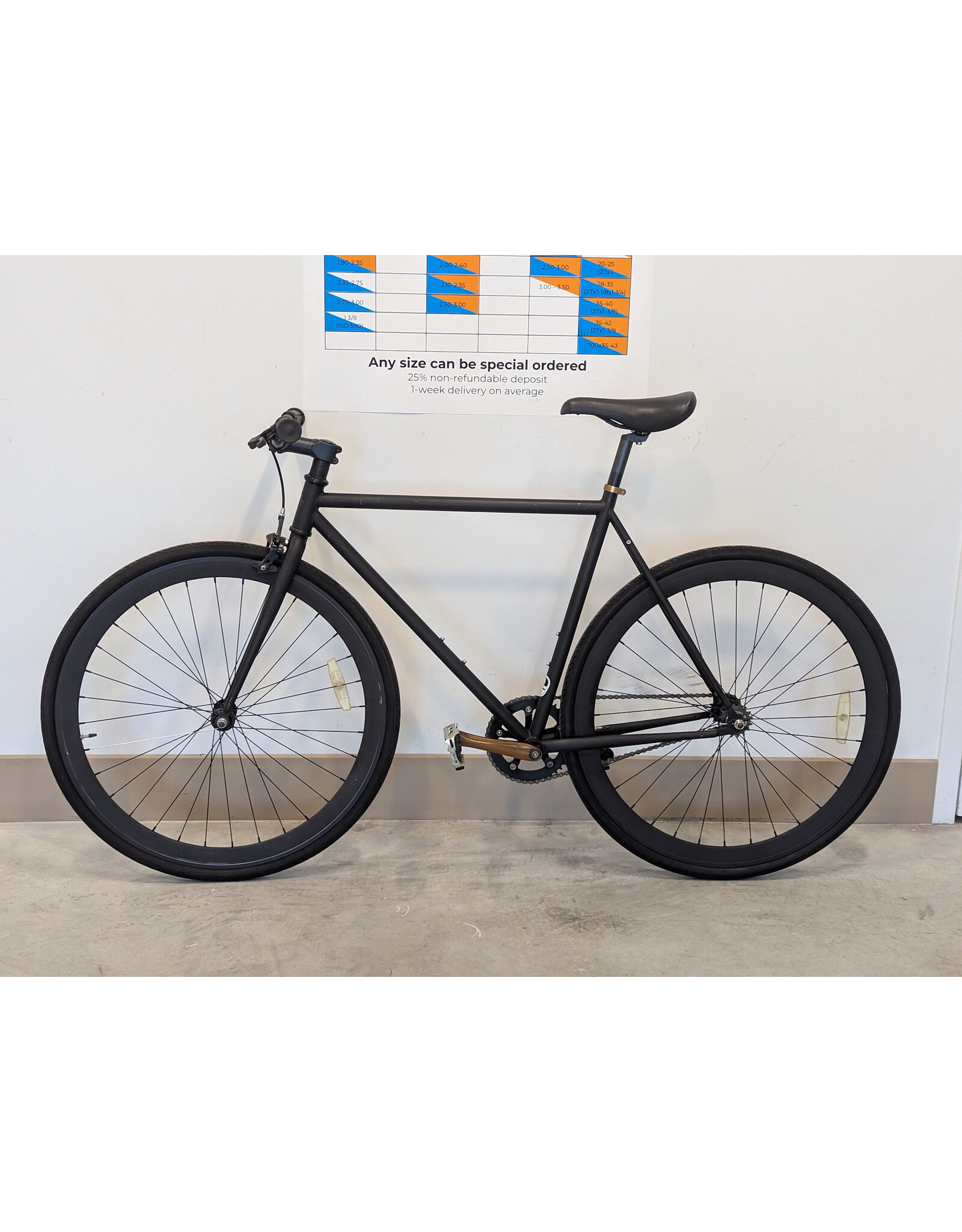 Pure Cycles Pure Cycles Pure Fix- Single Speed/Fixie -Black 54cm