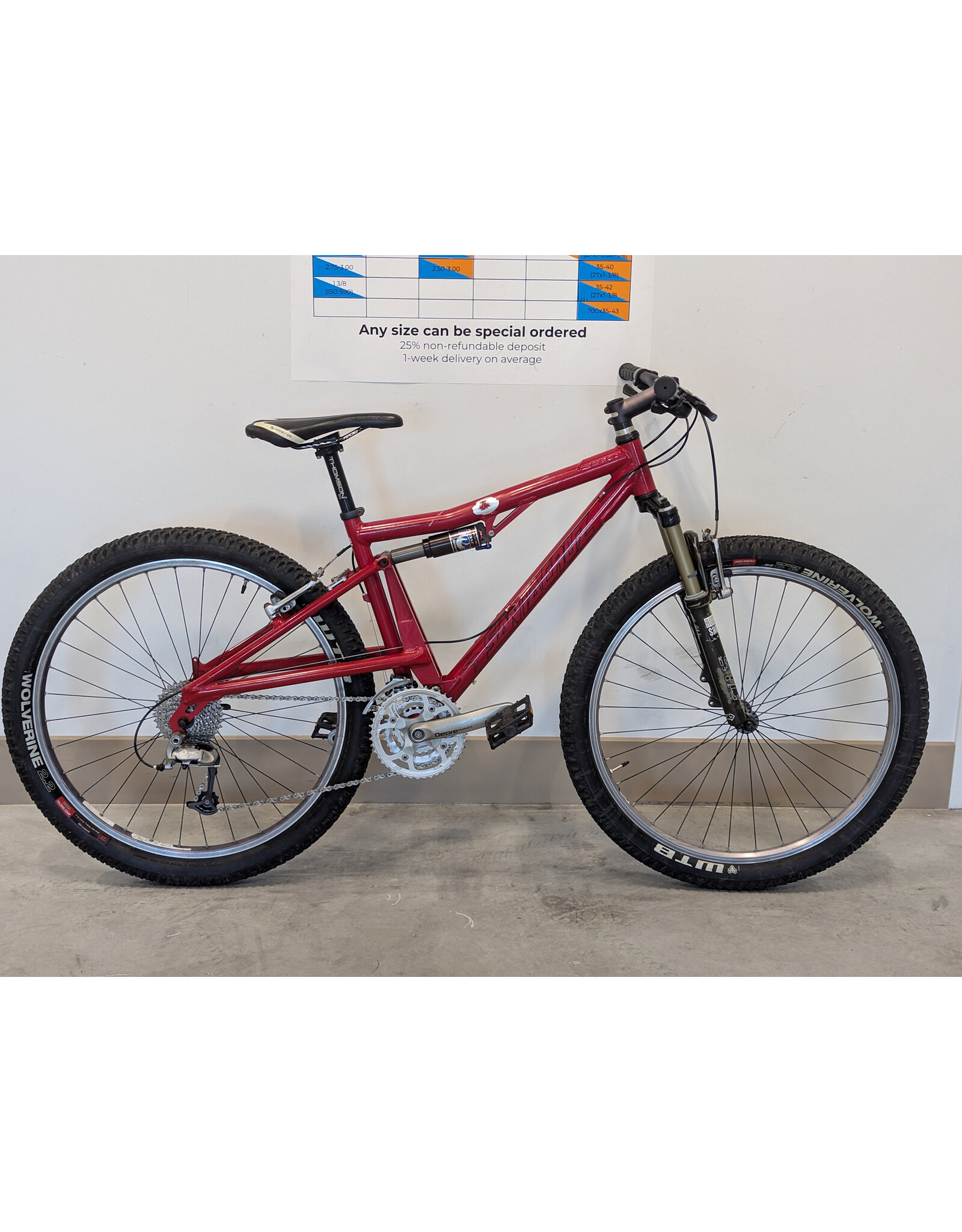 Santa Cruz Superlight 17"Red