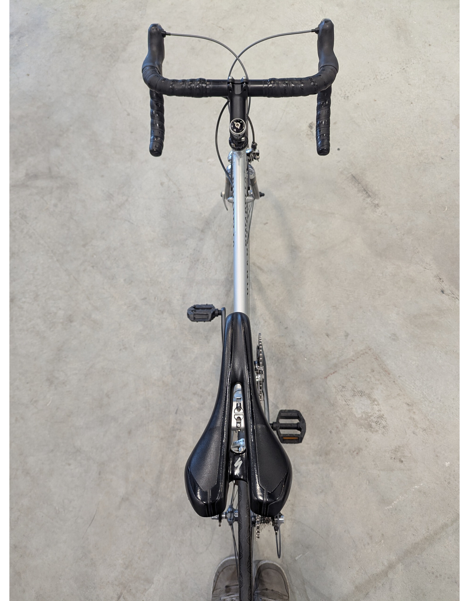 Classic Pinarello Vuelta, 1990's, 56cm (22"), Silver & Black