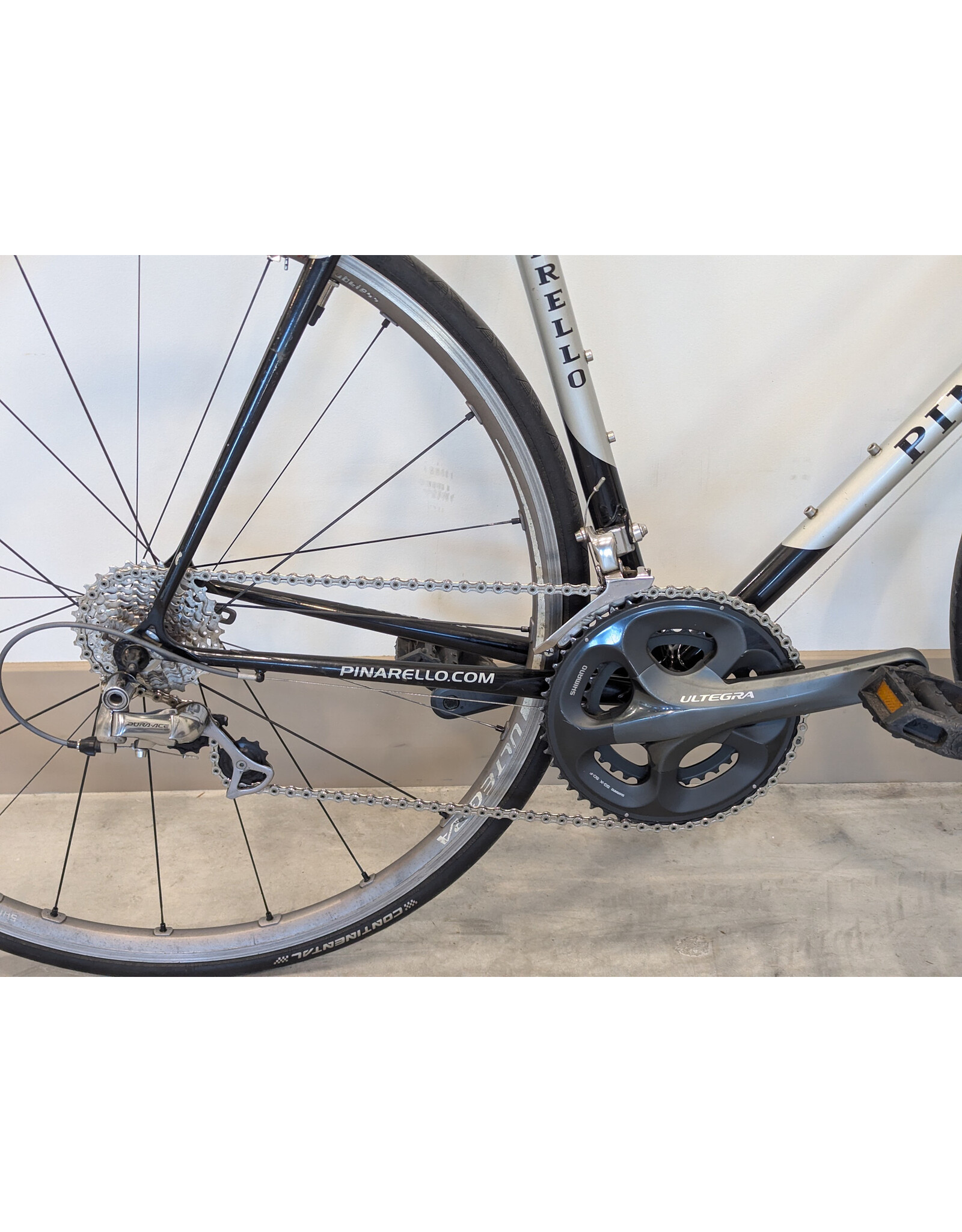 Classic Pinarello Vuelta, 1990's, 56cm (22"), Silver & Black