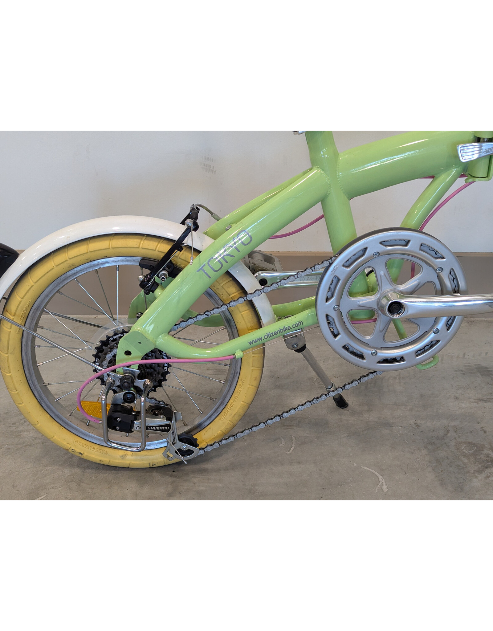 Citizen Citizen Tokyo Folding Bike, 16", Sour Apple Green
