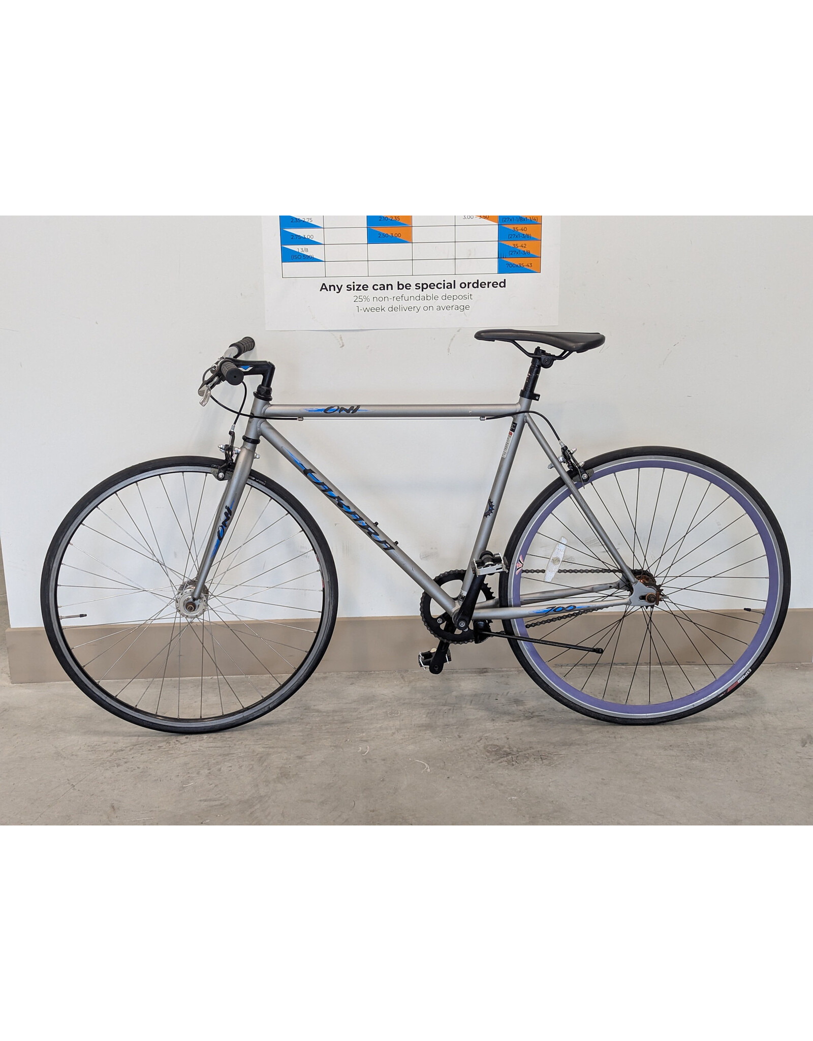Oni Oni Takara Single Speed, 54CM 21.5 Inch Grey