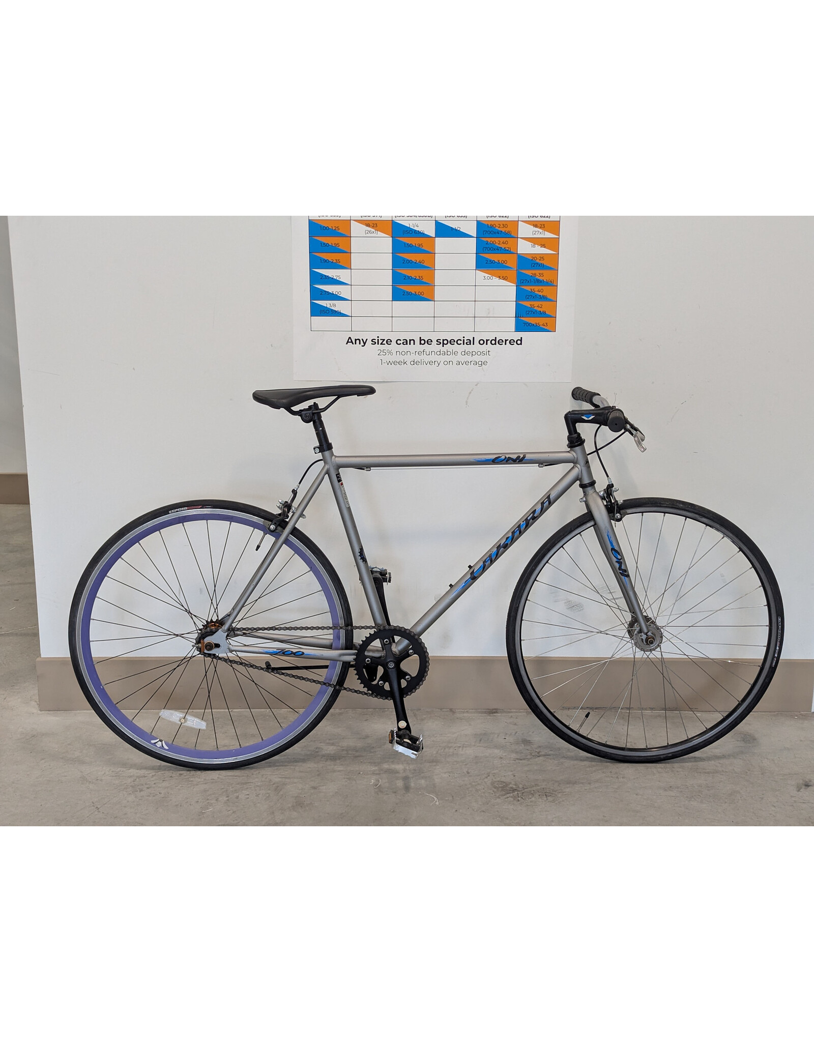 Oni Oni Takara Single Speed, 54CM 21.5 Inch Grey