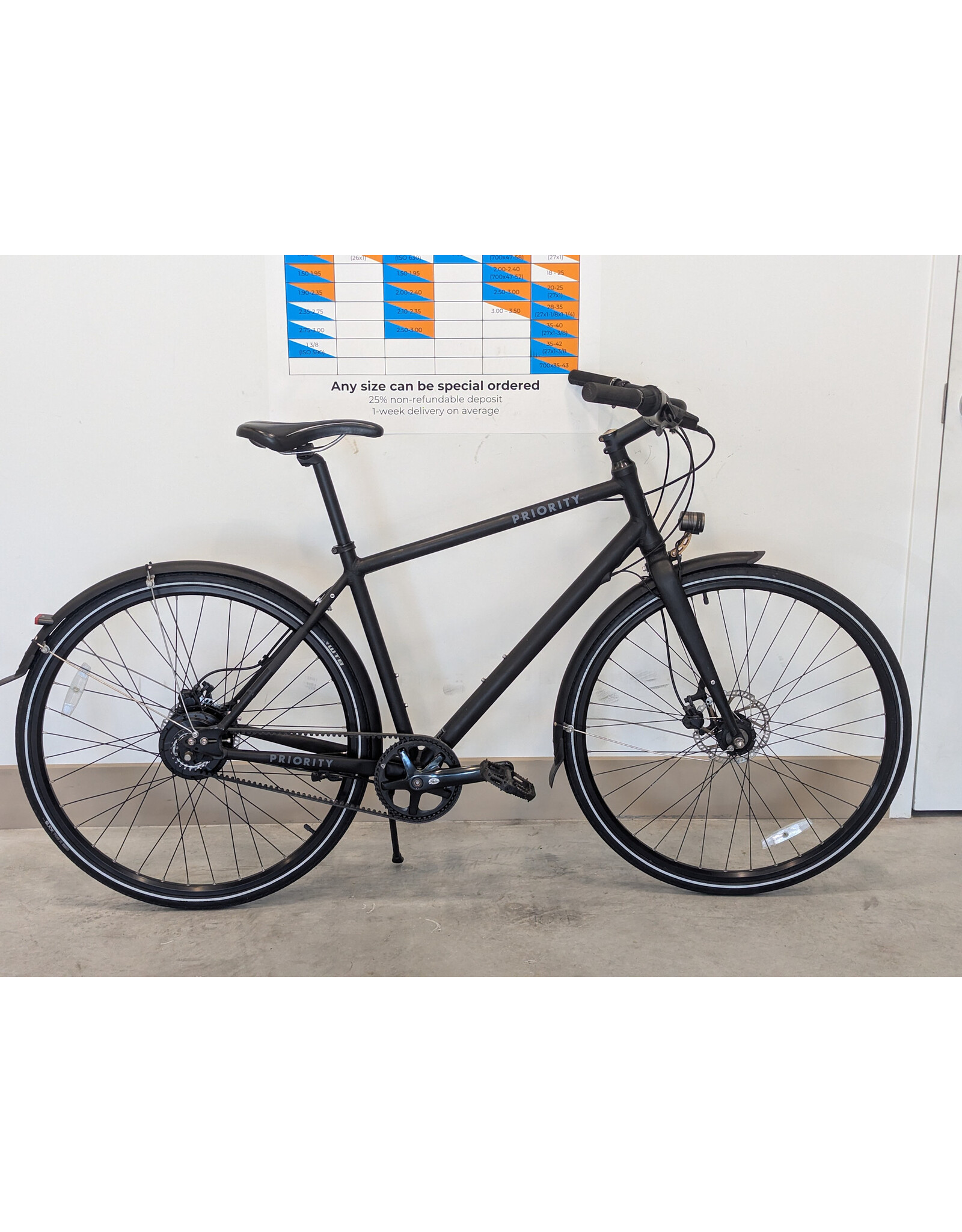 Priority Priority Continuum Onyx 19 Inch/Med Black
