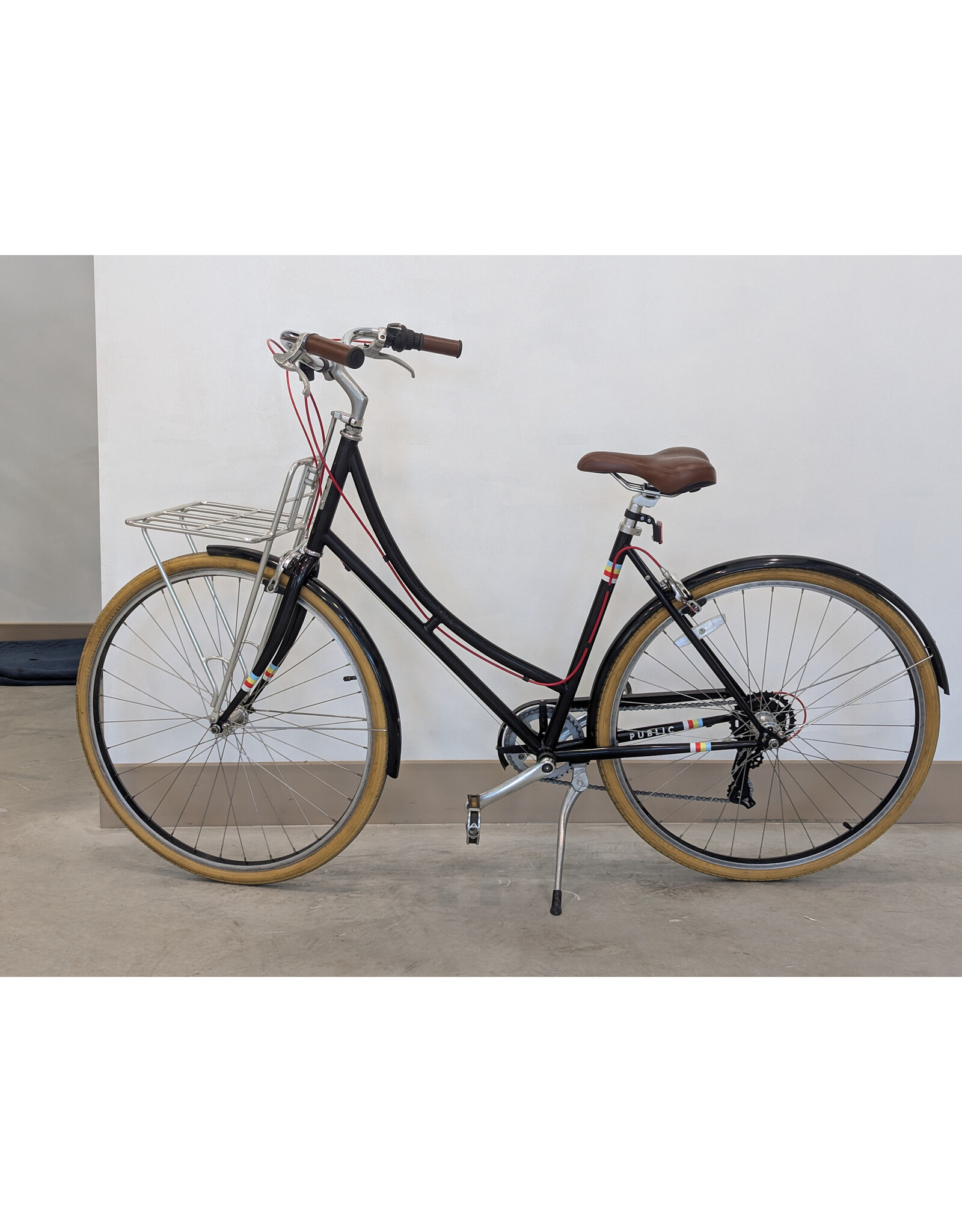 Public Public C7 Step-Through Dutch Bike, 20", Black