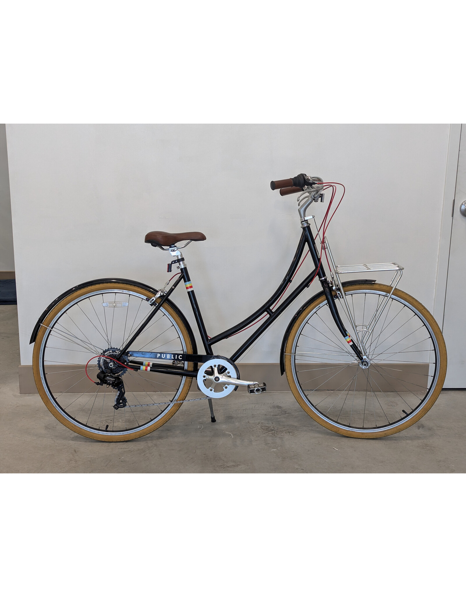 Public Public C7 Step-Through Dutch Bike, 20", Black