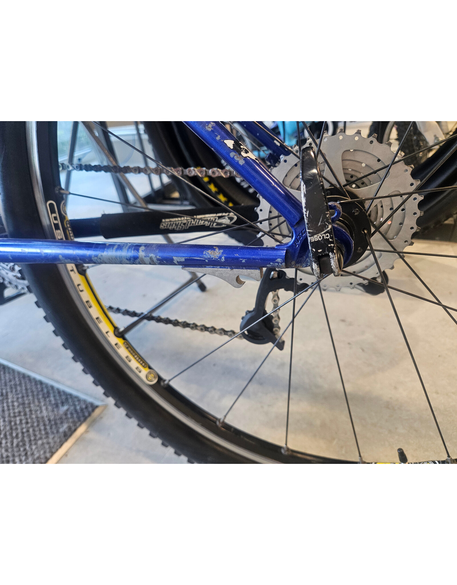 Vicious Cycles Vicious Cycles Jewel MTB, Orange & Blue Flame, 15 Inch