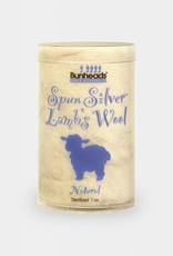 BUNHEAD SPUN SILVER LAMBS WOOL 1 OZ NATURAL (BH400)