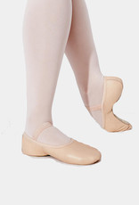 CAPEZIO LILY - SOULIERS DE BALLET EN CUIR SEMELLE PLEINE (212W)