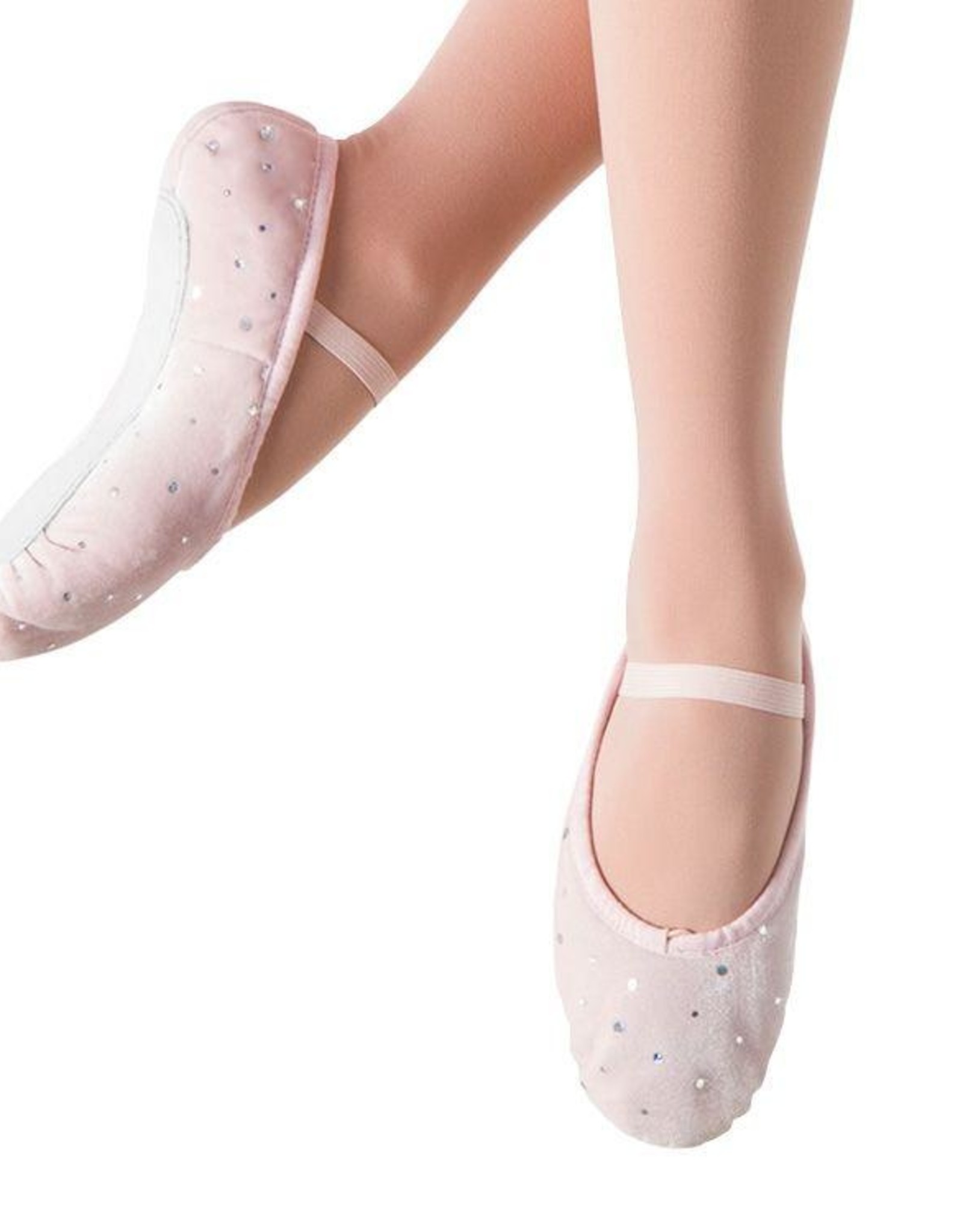 BLOCH SPARKLE BUNNY HOP CHAUSSON EN VELOURS (SO225GV)