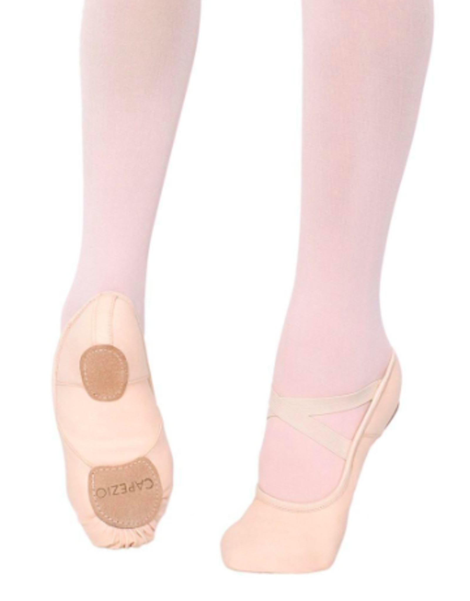 CAPEZIO HANAMI CHAUSSONS DE BALLET BI-SEMELLE EN CANEVAS STRETCH (2037W)