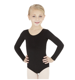 CAPEZIO MAILLOT CLASSIQUE MANCHES LONGUES EN COTTON (CC450C)