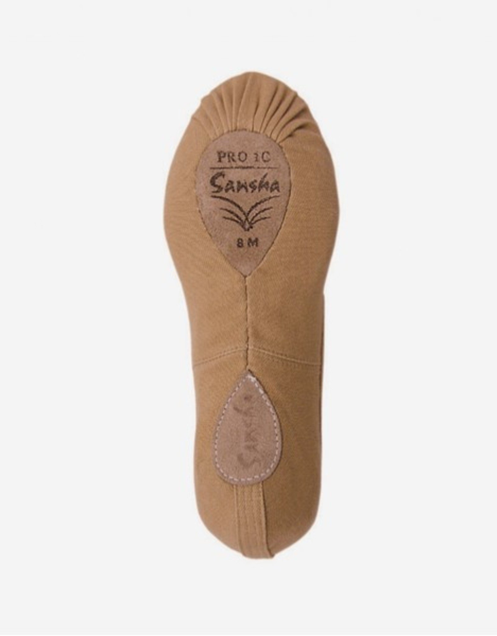 SANSHA PRO CANVA SPLIT SOLE BALLET SLIPPERS (1C)