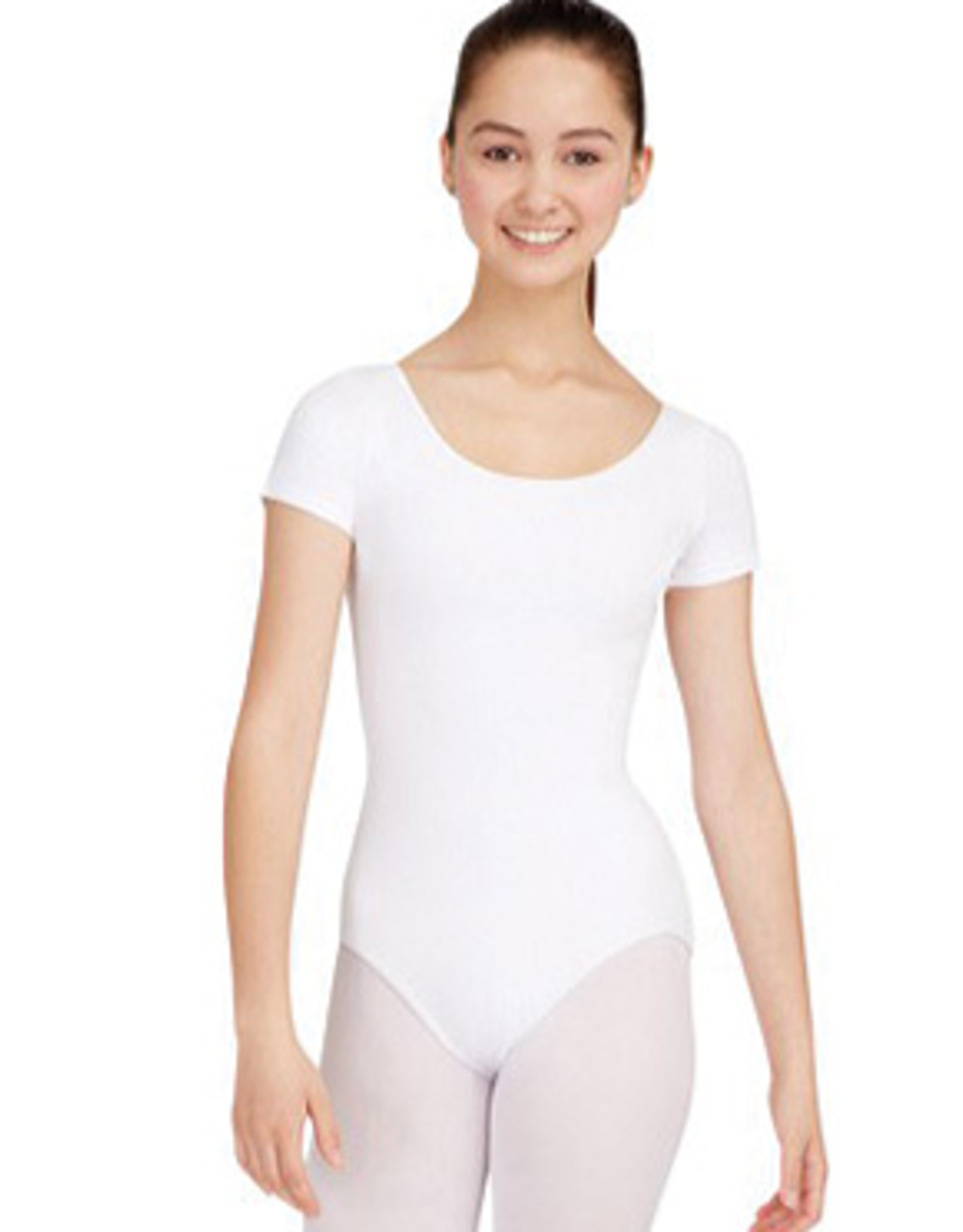 CAPEZIO MAILLOT CLASSIQUE ENFANT  MANCHES COURTES EN COTTON (CC400C)