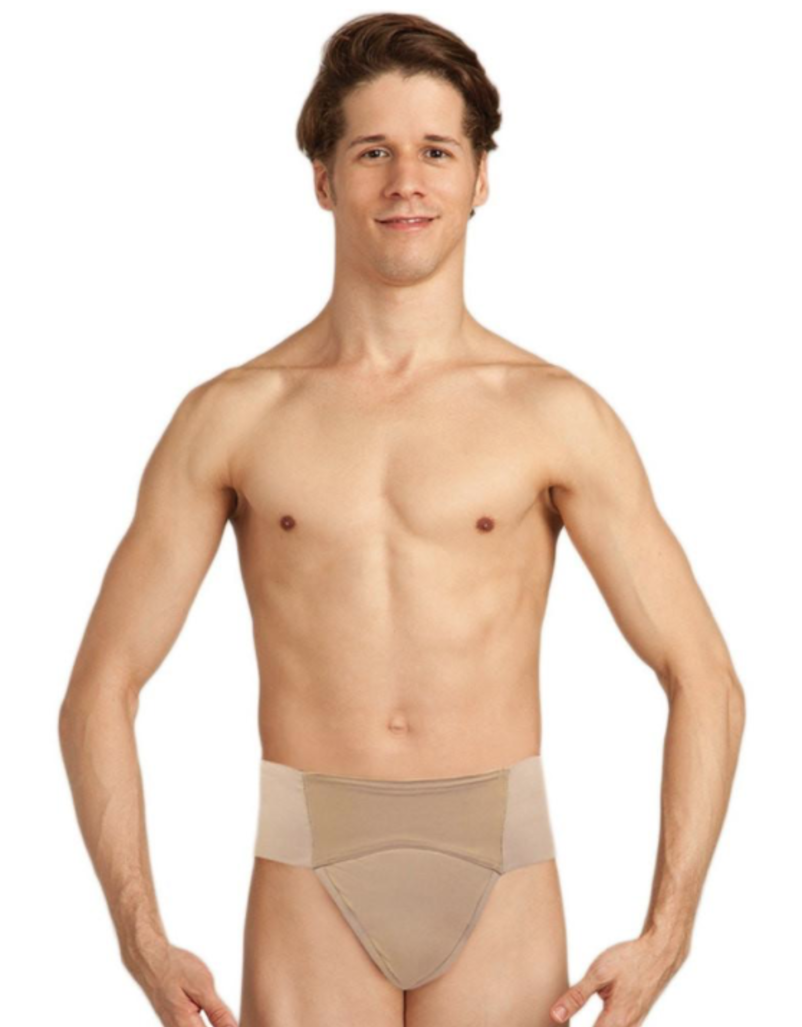 CAPEZIO CEINTURE DE DANSE  TANGA HOMME EN COTTON MATELASSÉ  (N5930)