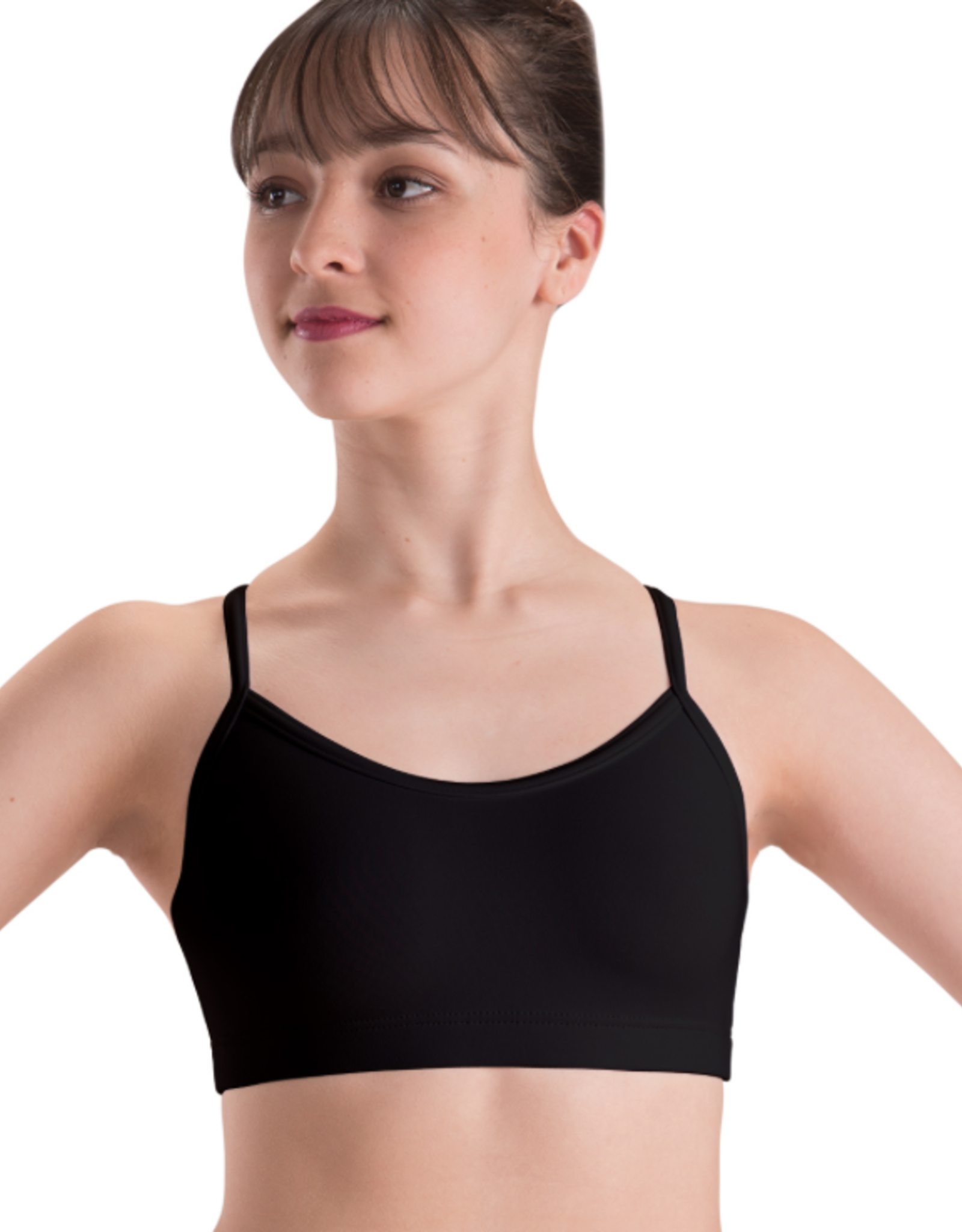 MOTIONWEAR OVERLAY FRONT V-BACK STRAP CAMI BRA (3294)