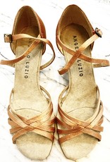 ANGELO LUZIO AMANDA SOULIERS DE DANSE MULTI-STRAP 2" (100GY)